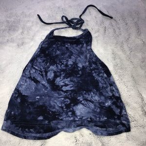 tie dye crop top
